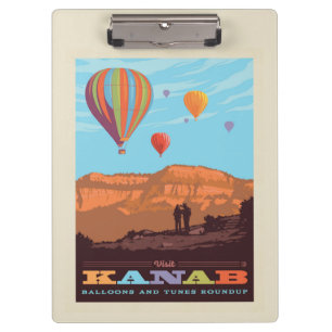 Kanab, Utah Balloons And Tunes Roundup Clipboard