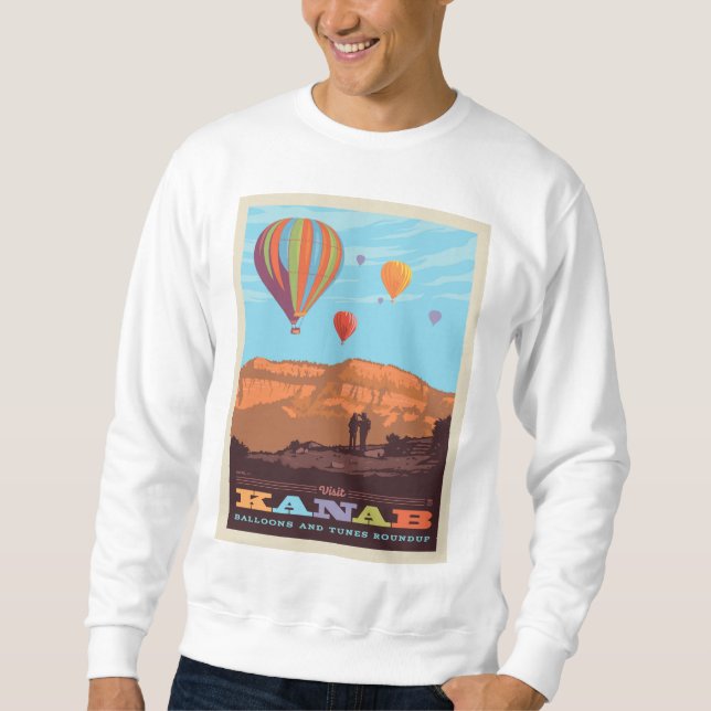 Kanab, Utah | Balloons And Tunes Roundup Sweatshirt (Front)