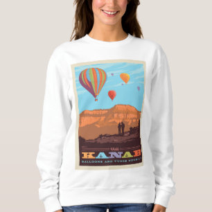 Kanab, Utah Balloons And Tunes Roundup Sweatshirt