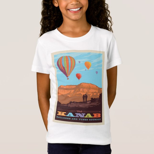 Kanab, Utah | Balloons And Tunes Roundup T-Shirt (Front)