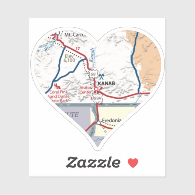 Kanab Utah Map (Sheet)