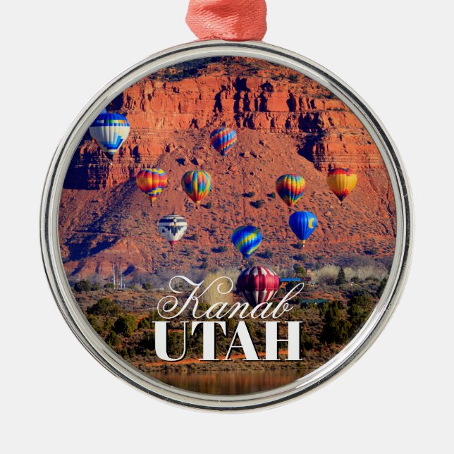 Kanab Utah Metal Tree Decoration (Front)