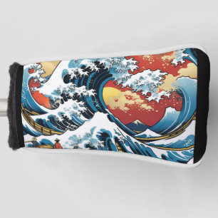 Kanagawa Japanese The great wave Golf Head Cover