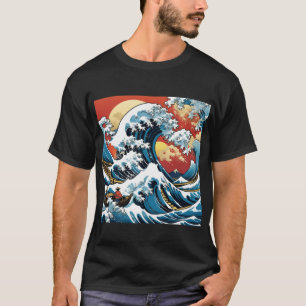 Kanagawa Japanese The great wave T-Shirt