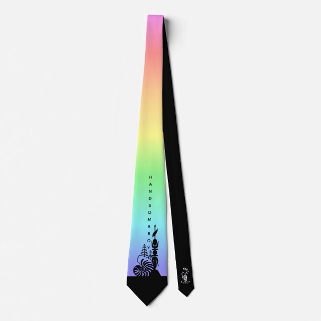 Kanak Arrow Cravate. Gradient Tie (Front)