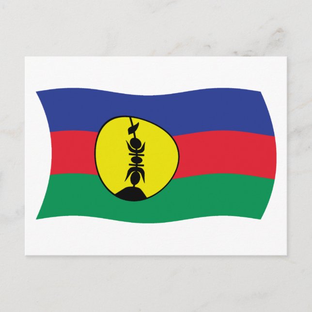Kanak People Flag Postcard (Front)