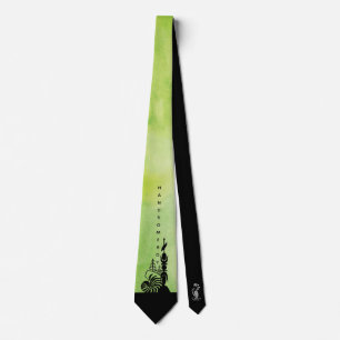 Kanak ridge arrow. pistachio green tie