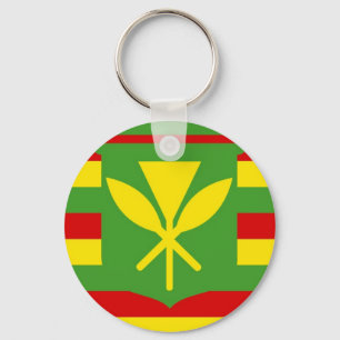 Kanaka Maoli ethnic flag Native Hawaii Key Ring