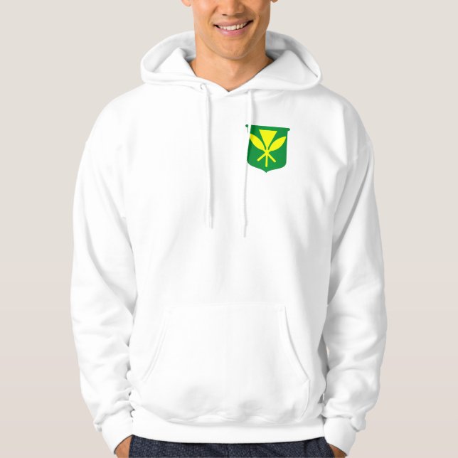 Kanaka Maoli Flag Hoodie (Front)