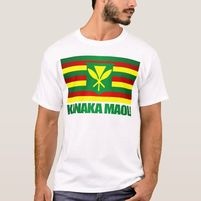 Kanaka Maoli Flag T-Shirt (Front)