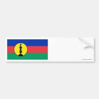 Kanaky Flag Bumper Sticker
