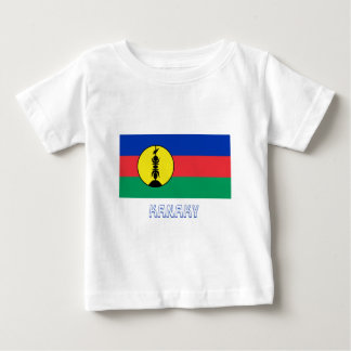 Kanaky Flag with Name Baby T-Shirt