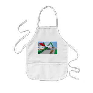 Kanalbaustelle Kids Apron