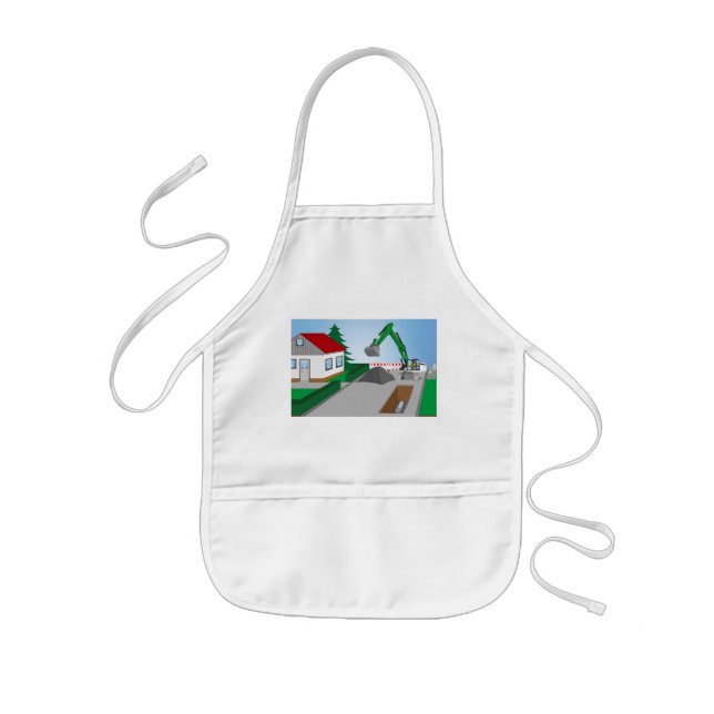 Kanalbaustelle Kids Apron (Front)