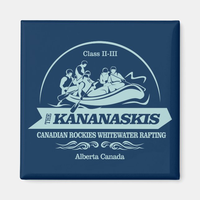 Kananaskis River (rafting2) Magnet (Front)