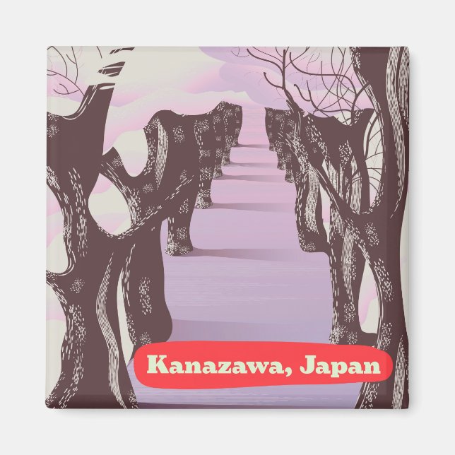 Kanazawa, Japan Blossom Magnet (Front)