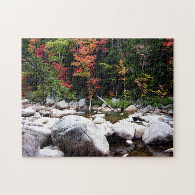 Kancamagus Highway in Autumn Jigsaw Puzzle (Horizontal)