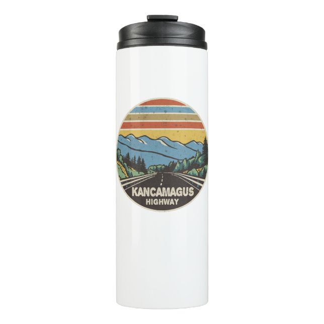 Kancamagus Highway New Hampshire Mountains Thermal Tumbler (Front)
