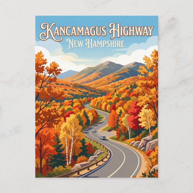 Kancamagus Highway New Hampshire Postcard (Front)