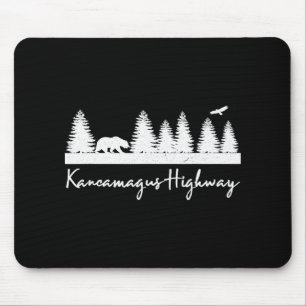 Kancamagus Highway New Hampshire Rustic Bear Wildl Mouse Pad
