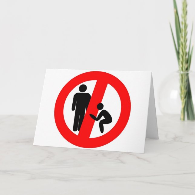 Kancho-free Zone Holiday Card (Front)