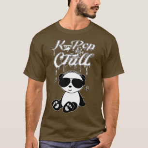 Kand Chill Cute Kawaii Panda T-Shirt