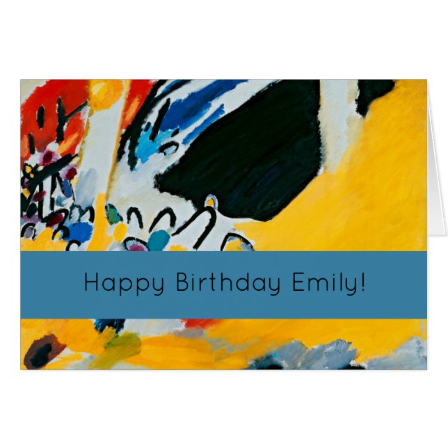 Kandinski Impression III Concert Abstract Painting (Front Horizontal)