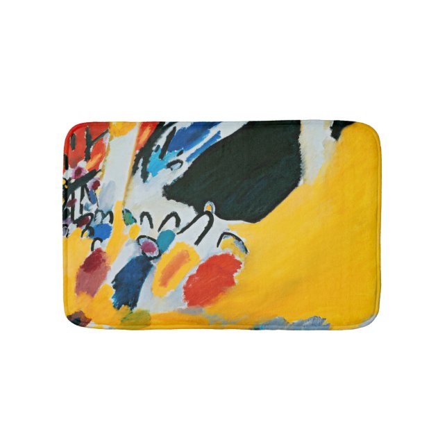 Kandinski Impression III Concert Abstract Painting Bath Mat (Front)