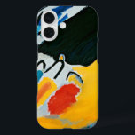 Kandinski Impression III Concert Abstract Painting iPhone 16 Case<br><div class="desc">This abstract painting is by Wassily Kandinsky,  Impression III Concert,  1911. It's an abstract impression of a night at a piano concert,  with shapes of the black piano at the top,  and the crowd seated at the bottom.</div>