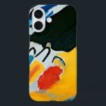 Kandinski Impression III Concert Abstract Painting iPhone 16 Case<br><div class="desc">This abstract painting is by Wassily Kandinsky,  Impression III Concert,  1911. It's an abstract impression of a night at a piano concert,  with shapes of the black piano at the top,  and the crowd seated at the bottom.</div>