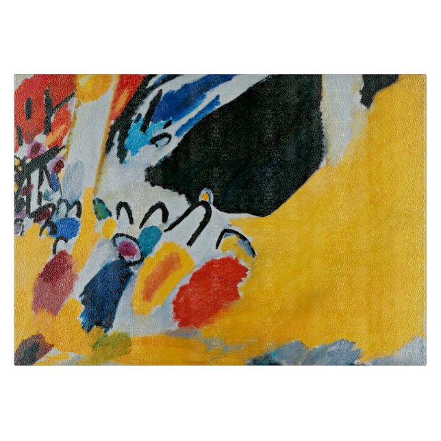 Kandinski Impression III Concert Abstract Painting Cutting Board (Front)