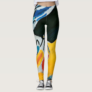 Kandinski Impression III Concert Abstract Painting Leggings