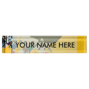 Kandinski Impression III Concert Abstract Painting Nameplate