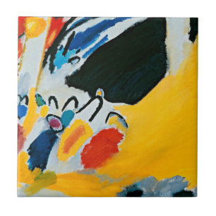 Kandinski Impression III Concert Abstract Painting Tile