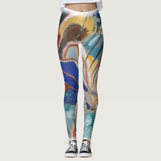 Kandinski Print Leggings (Front)