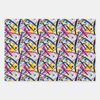 Kandinski Sytle 1 Wrapping Paper Sheet
