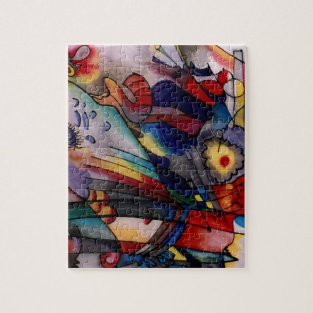 Kandinsky 1913 Abstract Painting Jigsaw Puzzle (Vertical)