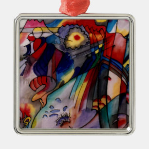 Kandinsky 1913 Abstract Painting Metal Tree Decoration