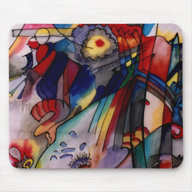 Kandinsky 1913 Abstract Painting Mouse Pad (Front)