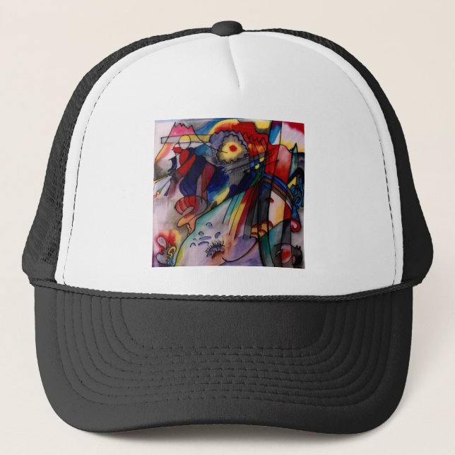 Kandinsky 1913 Abstract Painting Trucker Hat (Front)