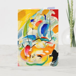 Kandinsky 1913/sea battle/pixdezines card