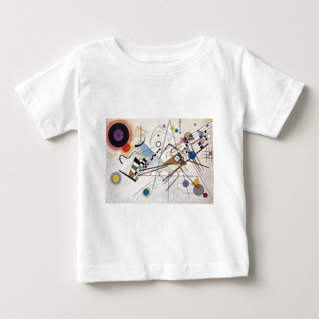 Kandinsky 1923/composition viii/pixdezines baby T-Shirt (Front)