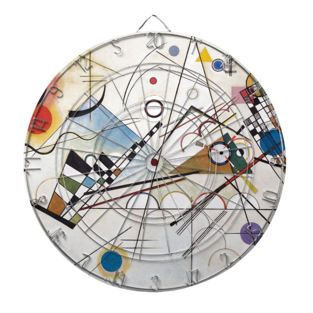 Kandinsky 1923/composition viii/pixdezines dartboard (Front)