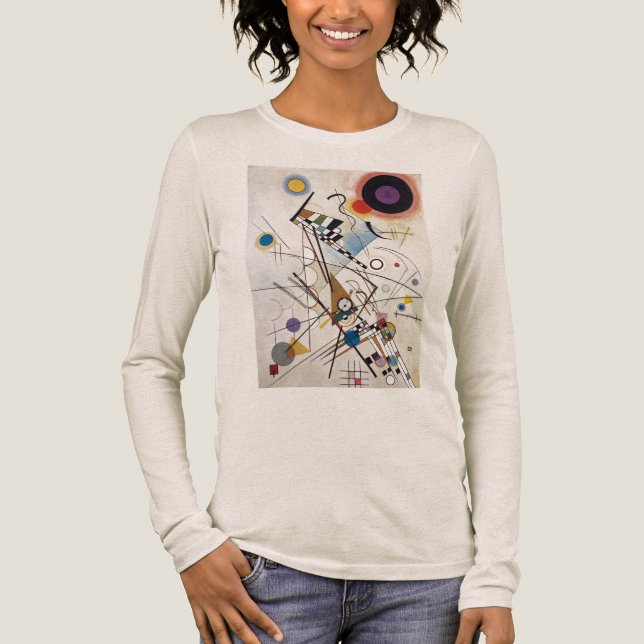 Kandinsky 1923/composition viii/pixdezines Tri-Blend shirt (Front)