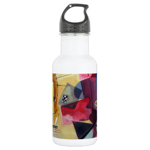 Kandinsky 1925/yellow/red/blue/pixdezines 532 ml water bottle