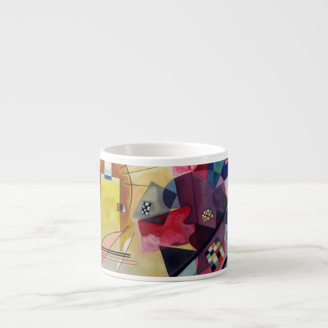 Kandinsky 1925/yellow/red/blue/pixdezines espresso cup (Front)