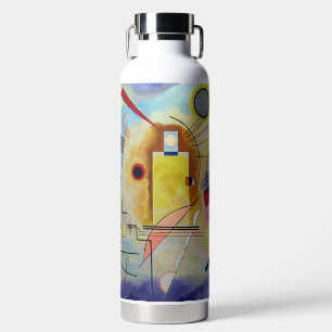 Kandinsky 1925 yellow red blue water bottle