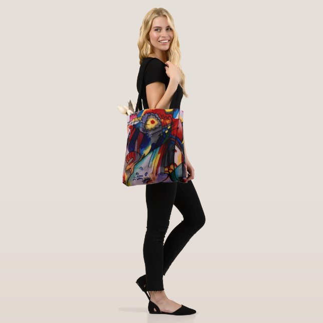 Kandinsky - 293, famous artwork, tote bag (On Model)
