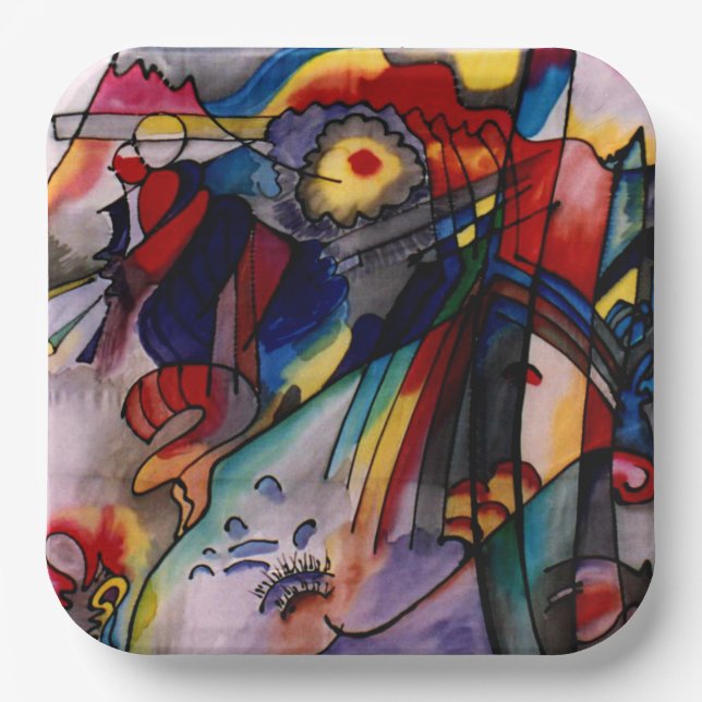 Kandinsky - 293 paper plate (Front)
