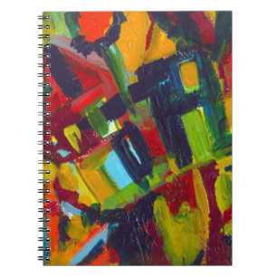 Kandinsky 304 Colourful Abstract Artwork Spiral Notebook